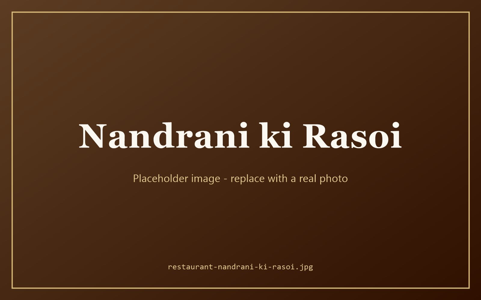 Nandrani ki Rasoi, the in-house restaurant at Asha Palace, Deoghar